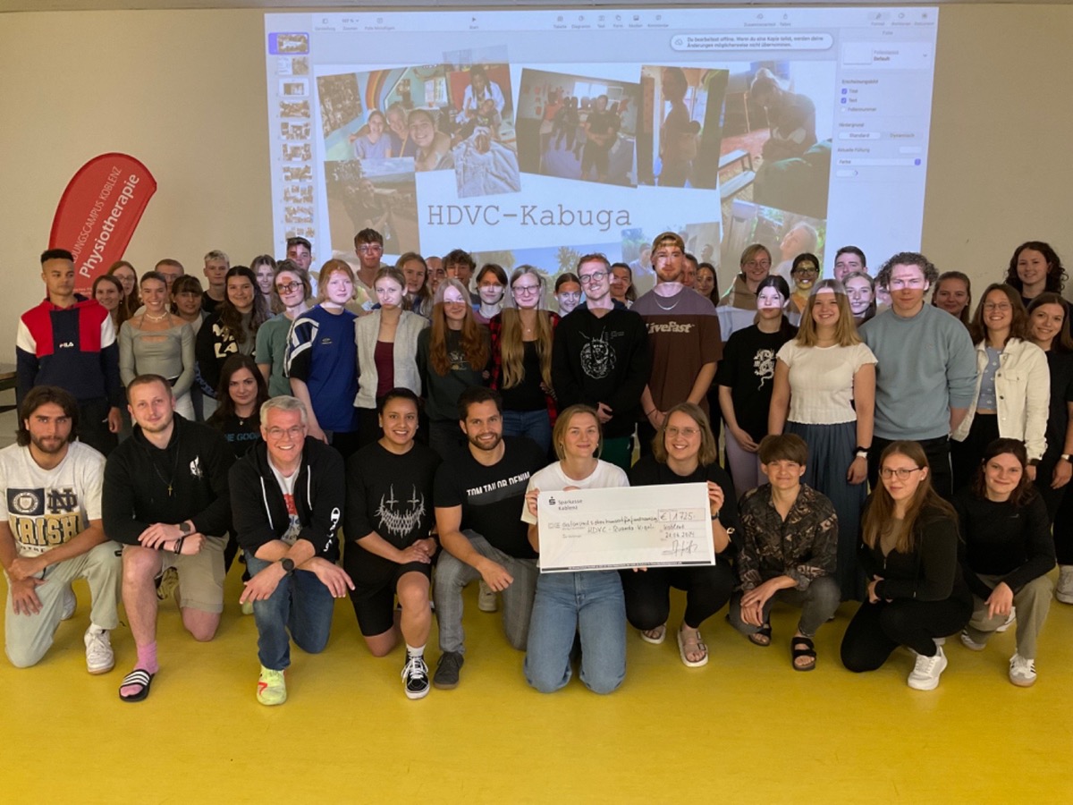 Spende an HDVC durch den Bildungscampus Koblenz